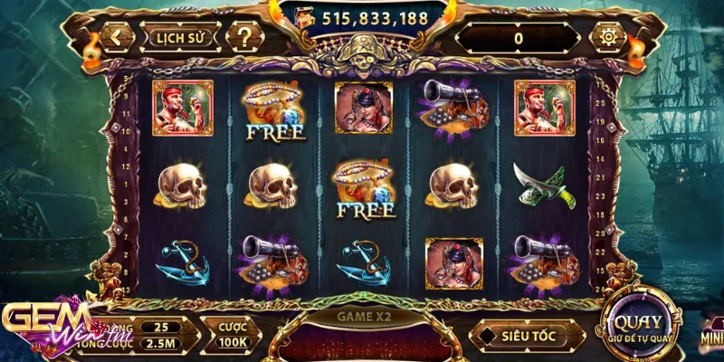 Giới thiệu slot Pirate King tại Gemwin