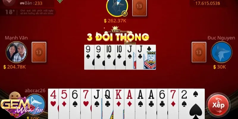 Hướng dẫn sơ cách đánh một ván Tiến lên