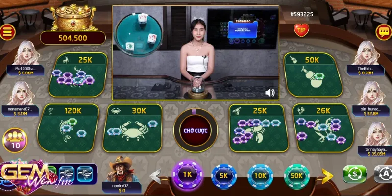 Phổ cập về Bầu Cua Tôm Cá Gemwin