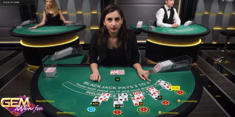 Phổ quát luật cược Blackjack Gemwin