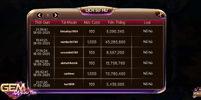 Tham khảo lịch sử khi hũ nổ