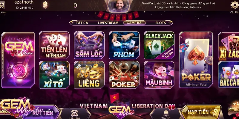 Thông tin đầy đủ về game bài Gemwin