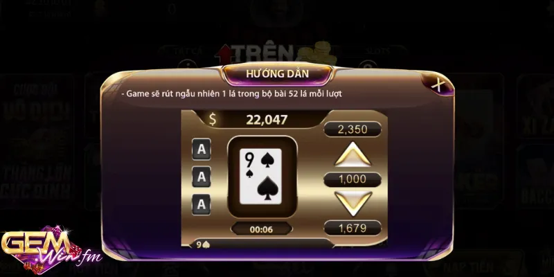 Trên dưới Gemwin đơn giản nhưng không kém thú vị