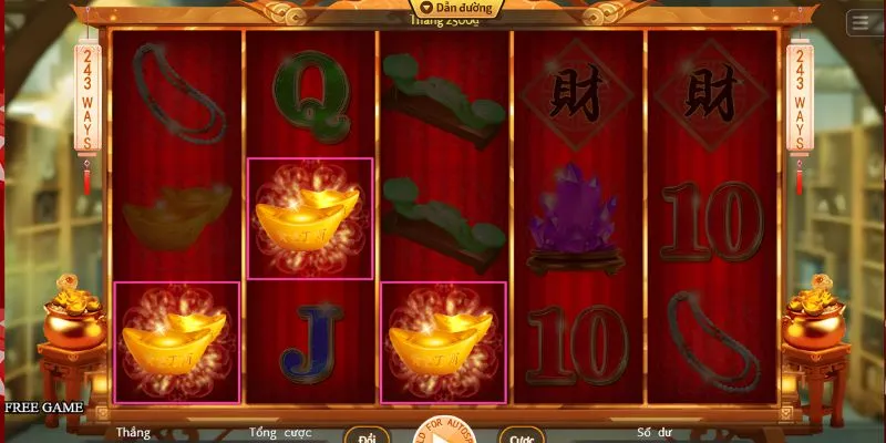 Free game sẽ không chứa biểu tượng có giá trị thưởng thấp